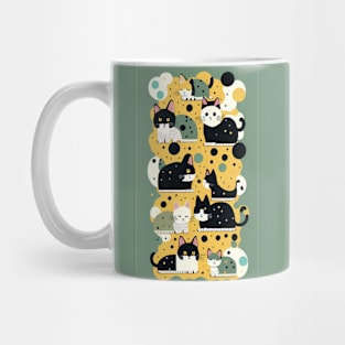 Dotting the Paws: A Feline Fantasy Mug